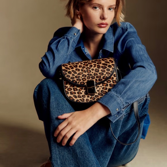 Sezane Claude Bag Leopard - Size TU - Picture 3 of 3
